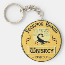 Scorpion Brand Whiskey Keychains