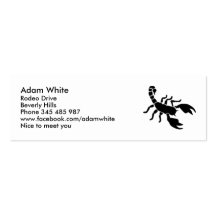 Scorpion Business Card Template