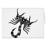 Scorpion Scorpio Greeting Card