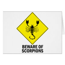 Scorpions Greeting Card
