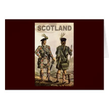 Scotland Art Greeting Card