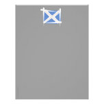 Scotland Brush Flag Custom Letterhead