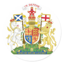 Scotland Coat of Arms Sticker stickers