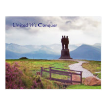 Scotland Commando Monument Postcard