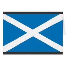 Scotland Flag Greeting Card