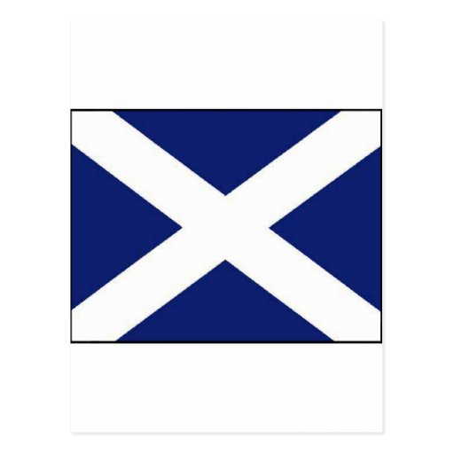 SCOTLAND FLAG POSTCARD