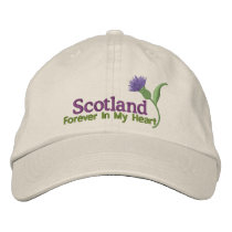 Scotland in my Heart Embroidered Hats