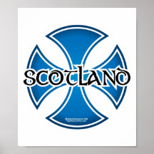 Scotland Iron Cross Print