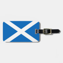 Scotland Saltire Luggage Tag