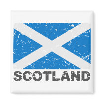 Scotland Vintage Flag Refrigerator Magnets