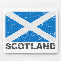 Scotland Vintage Flag Mouse Pads