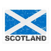 Scotland Vintage Flag Post Cards