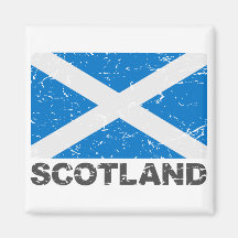 Scotland Vintage Flag Refrigerator Magnets