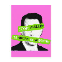 Scott Walker The "Dubya" in Wisconsin Postcard