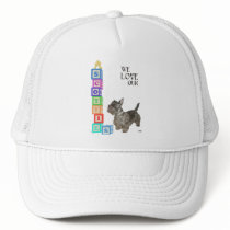 Scottie Alphabet Blocks Trucker Hat