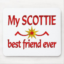 Scottie Best Friend Mousepad