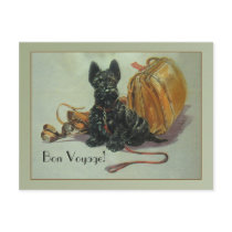 Scottie Bon Voyage Postcard