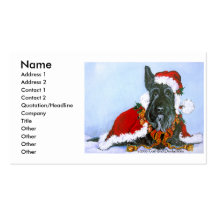 Scottie Claus Business Cards