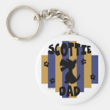Scottie Dad Keychain