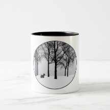 Scottie en bois de Milou Mug