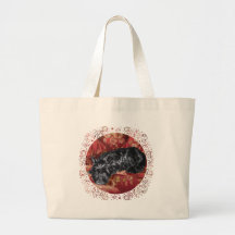 Scottie in a Big Red Chair Tote Bags