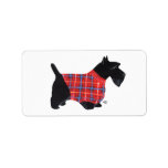 Scottie in a Sweater Stickers! Personalized Address Label