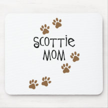 Scottie Mom Mouse Pads