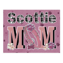 Scottie MOM Postcard