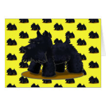 Scottie Pattern Greeting Cards