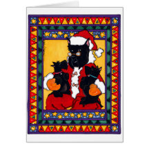 SCOTTIE SANTA CARDS