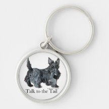 Scottie Talk to the Tail Keychain