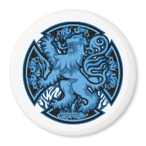 Scottish Blue Lion Cross Fridge Magnet