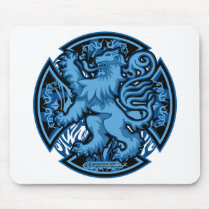 Scottish Blue Lion Cross Mouse Mat