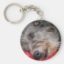 Scottish Deerhound Keychain
