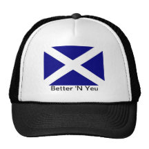 Scottish Flag Clothing Trucker Hats