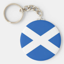 Scottish Flag Keychain