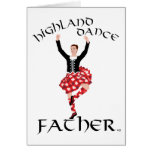 Scottish Highland Dance Father Greeting Card