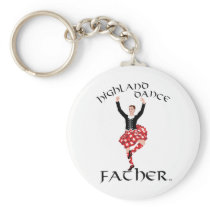 Scottish Highland Dance Father Keychains