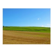 Scottish hill post card