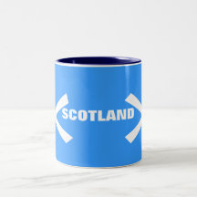 Scottish Saltire Flag Mug