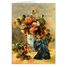 Scottish Terrier 12 - Vase of Flowers Cards