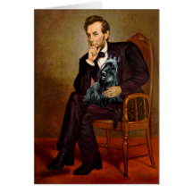 Scottish Terrier 3 - Lincoln Greeting Card