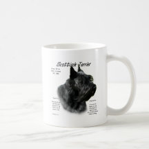 Scottish Terrier (black) History Design Mug