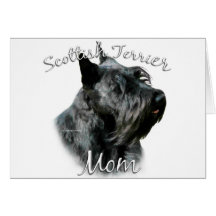 Scottish Terrier (blk) Mom 2 Cards