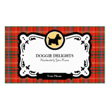 Scottish Terrier Business Card or Pet Packaging