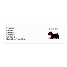 Scottish Terrier Business Card Templates