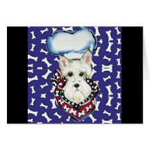Scottish Terrier Chefs Greeting Card