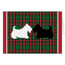 Scottish Terrier Christmas Card