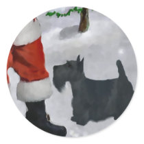Scottish Terrier Christmas Gifts Sticker