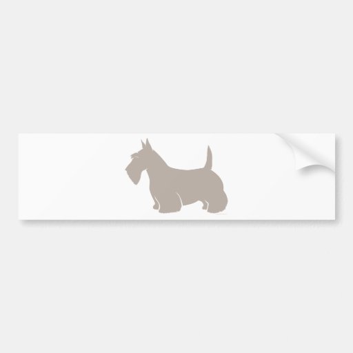Scottish Terrier Classic Silhouette Bumper Sticker